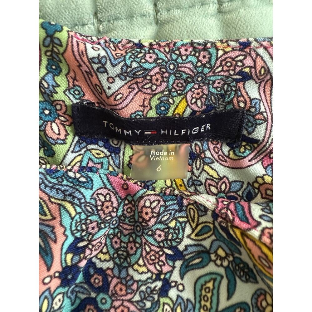 Tommy Hilfiger Women's Paisley Dress SIze 6 - Summer, Resort, Beach - Picture 9 of 12